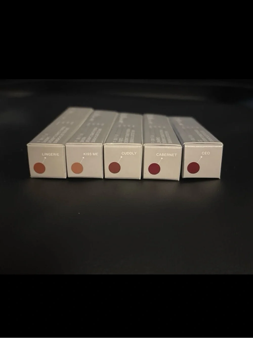 5 brand new r.e.m. beauty On Your Collar Classic Lipsticks